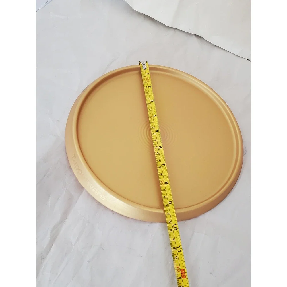 Tupperware Round Replacement Lid Gold 11 Inch Seal 224-11
